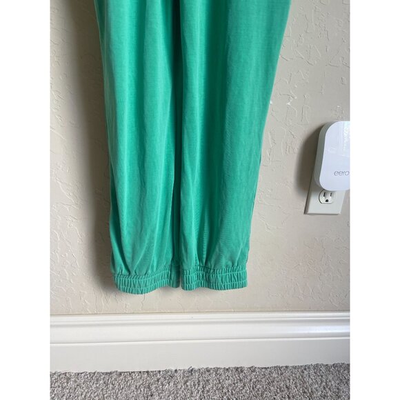 Sweaty Betty Open Back Racer Halter Yoga Jumpsuit MSRP $148 Lime Gello Green Siz - Picture 6 of 11